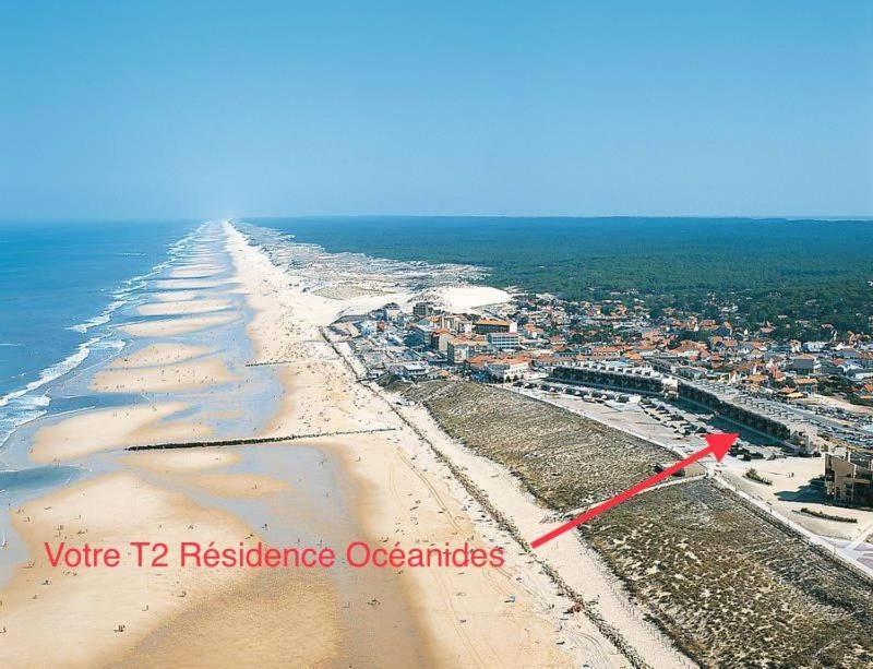 T2 Res Oceanides Vue Ocean, Parking Prive Lägenhet Lacanau Exteriör bild
